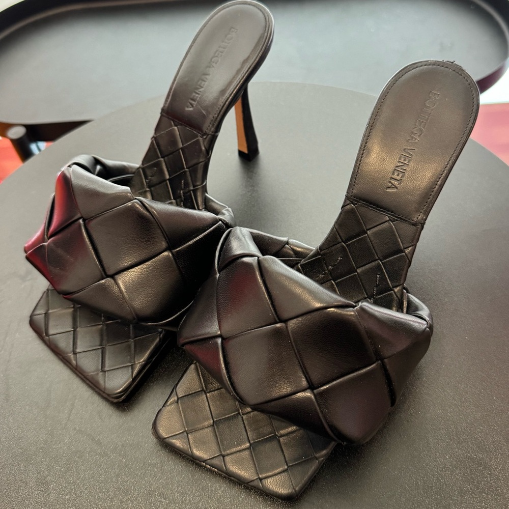 BOTTEGA VENETA | Lido intrecciato leather mules